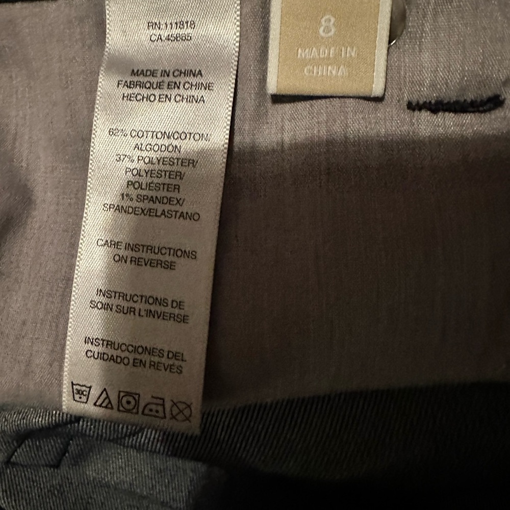 Michael Kors Women’s Straight Leg Navy Blue Jeans Size 8 - Picture 10 of 10
